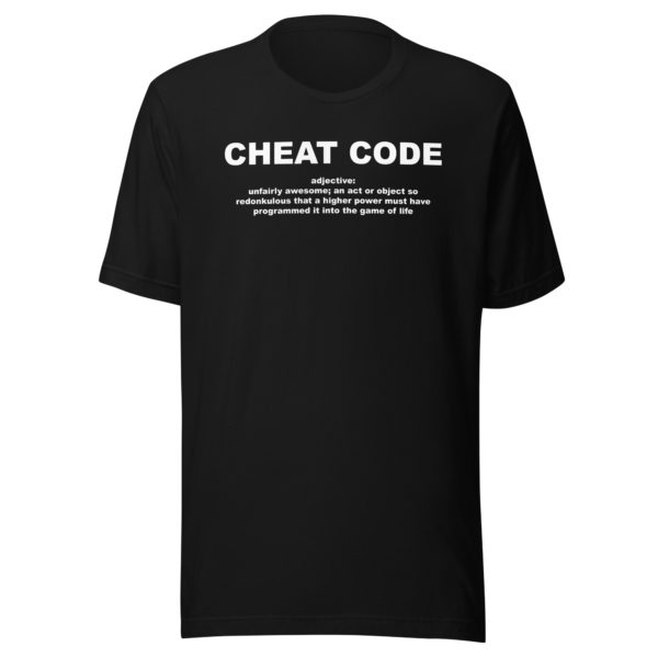 CHEAT CODE Unisex t-shirt