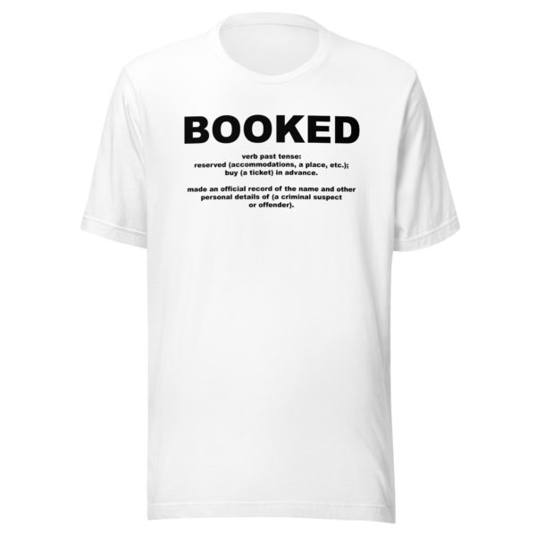 BOOKED Unisex t-shirt