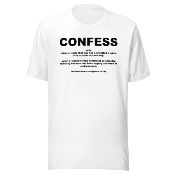 CONFESS Unisex t-shirt