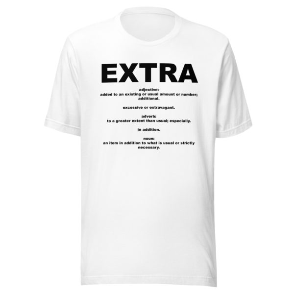 EXTRA Unisex t-shirt