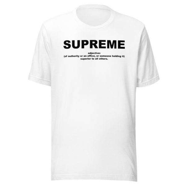 SUPREME Unisex t-shirt