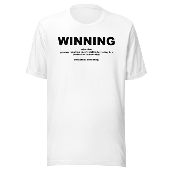 WINNING Unisex t-shirt