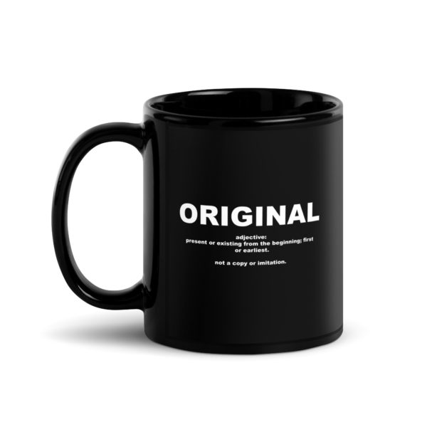 ORIGINAL Black Glossy Mug - Image 2