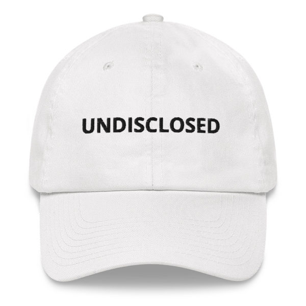 UNDISCLOSED Dad hat