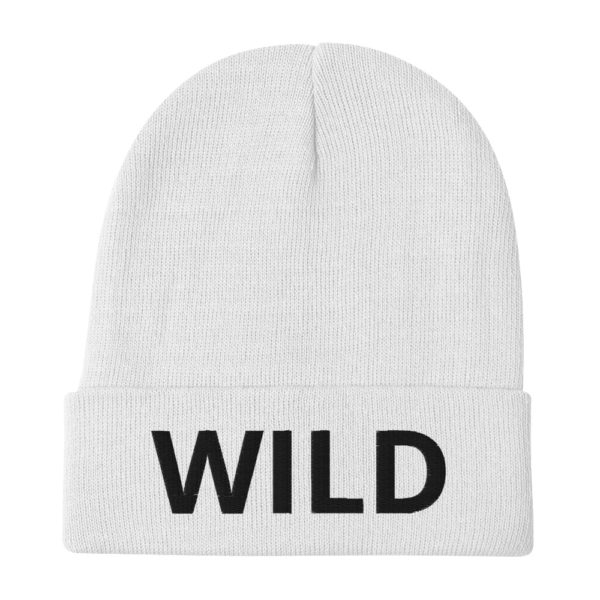 WILD Embroidered Beanie