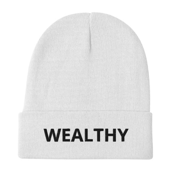 WEALTHY Embroidered Beanie