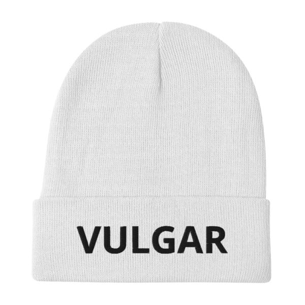 VULGAR Embroidered Beanie