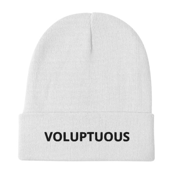 VOLUPTUOUS Embroidered Beanie