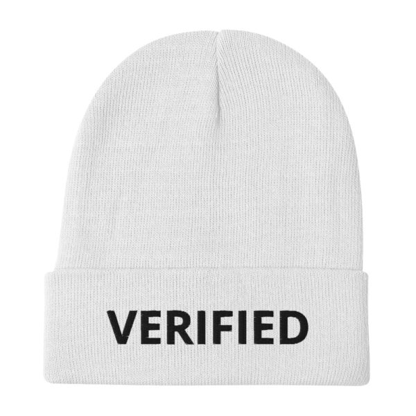 VERIFIED Embroidered Beanie