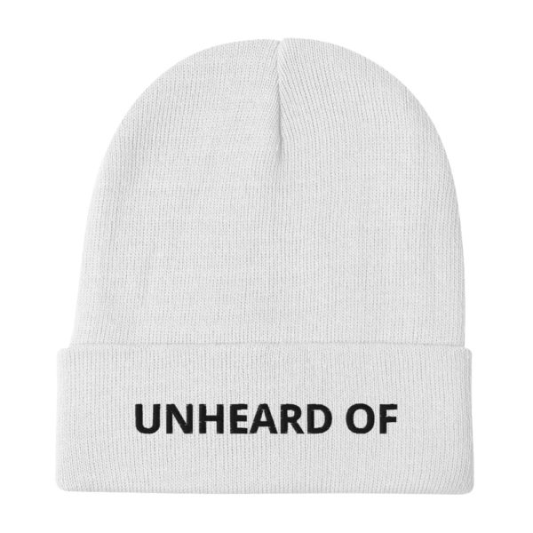 UNHEARD OF Embroidered Beanie