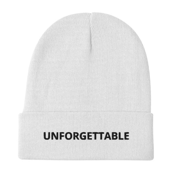 UNFORGETTABLE Embroidered Beanie