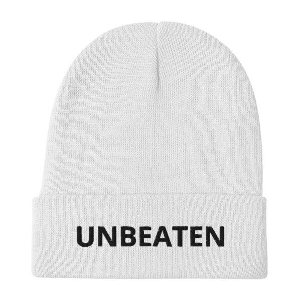 UNBEATEN Embroidered Beanie