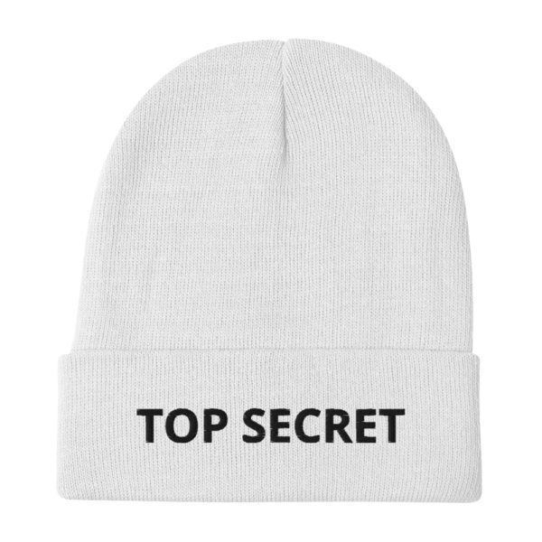 TOP SECRET Embroidered Beanie