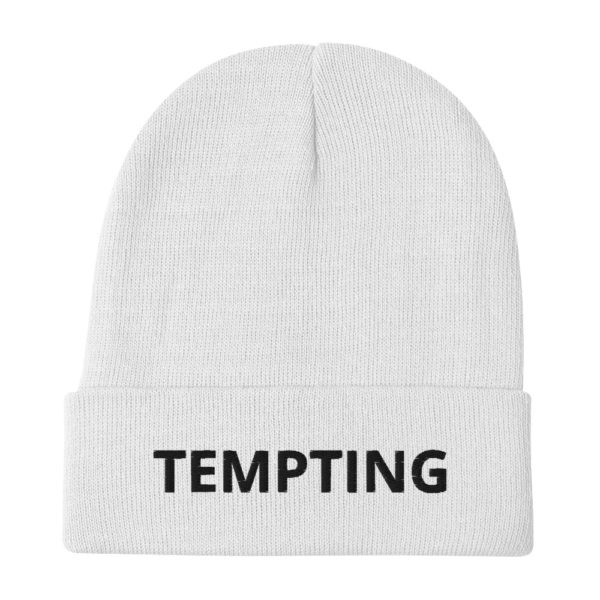 TEMPTING Embroidered Beanie