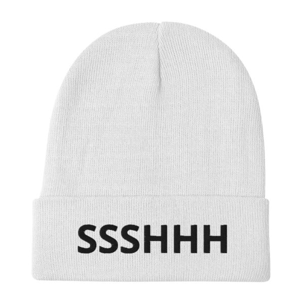 SSSHHH Embroidered Beanie