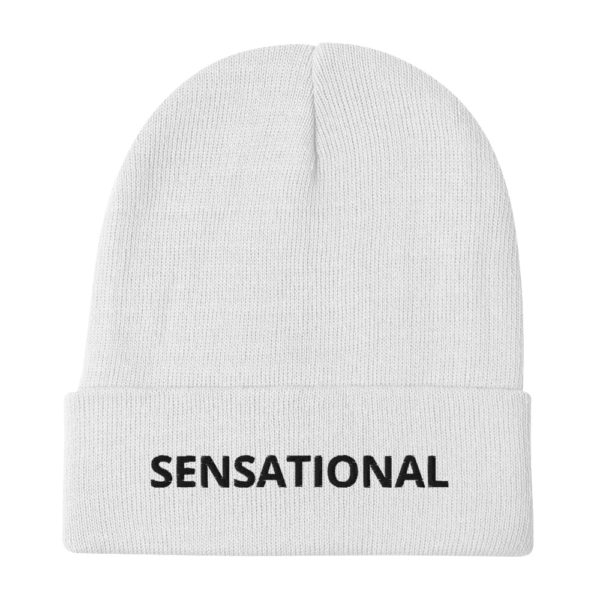 SENSATIONAL Embroidered Beanie