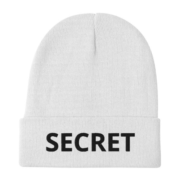 SECRET Embroidered Beanie