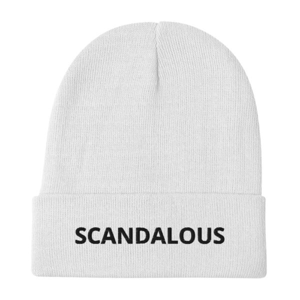 SCANDALOUS Embroidered Beanie