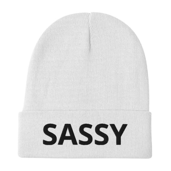 SASSY Embroidered Beanie