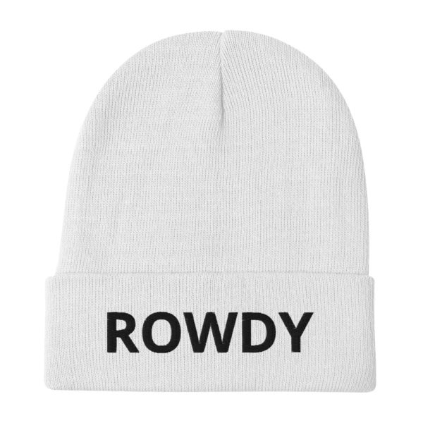 ROWDY Embroidered Beanie