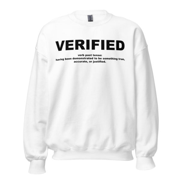 VERIFIED Unisex Sweatshirt