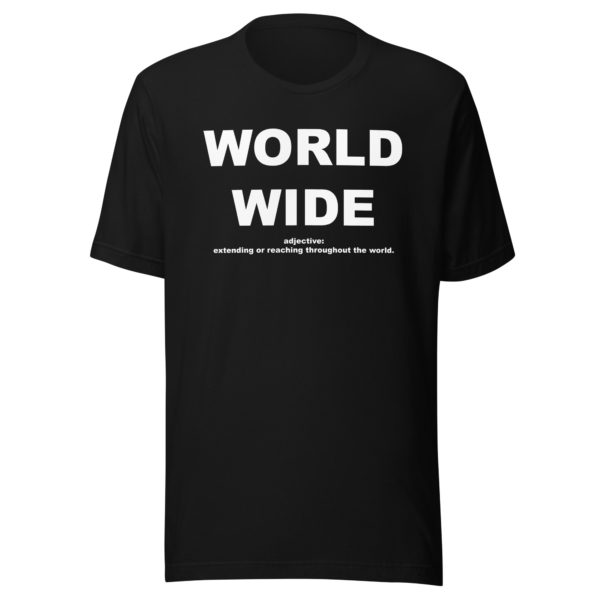 WORLD WIDE Unisex t-shirt