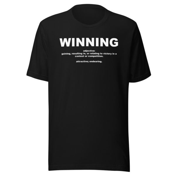 WINNING Unisex t-shirt