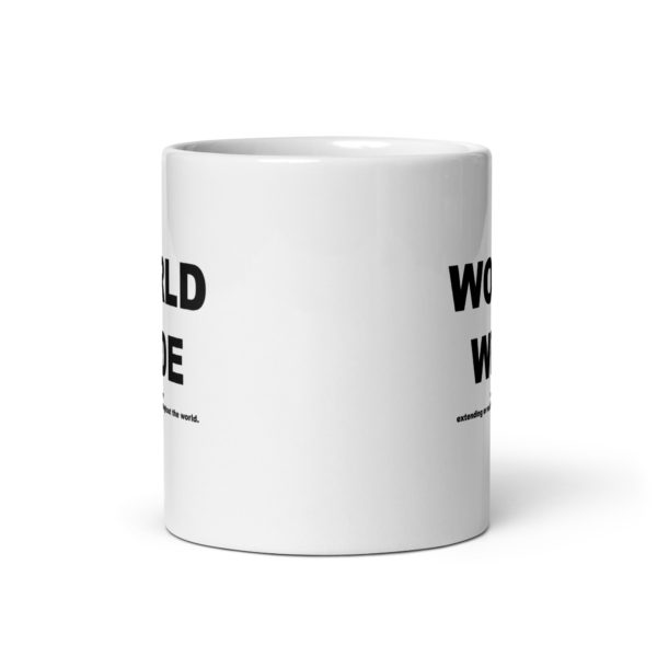 WORLD WIDE White glossy mug - Image 3