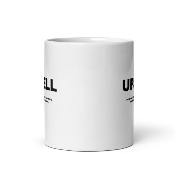 UPSELL White glossy mug - Image 3