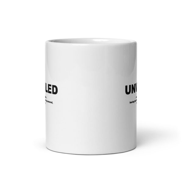 UNVEILED White glossy mug - Image 3