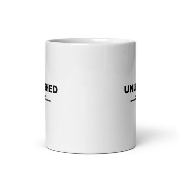 UNLEASHED White glossy mug - Image 3