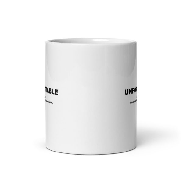 UNFORGETTABLE White glossy mug - Image 3