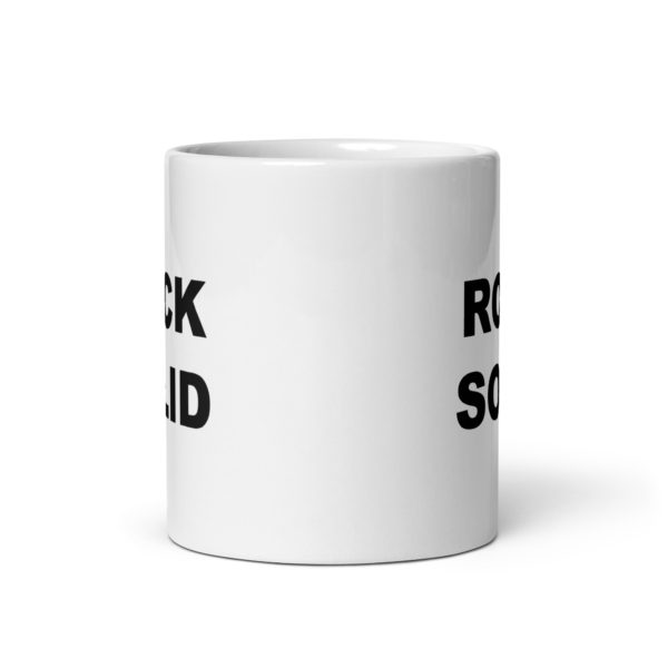 ROCK SOLID White glossy mug - Image 3