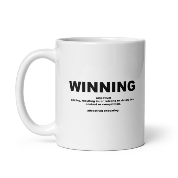 WINNING White glossy mug - Image 2