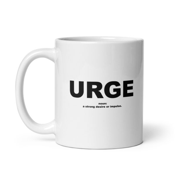 URGE White glossy mug - Image 2