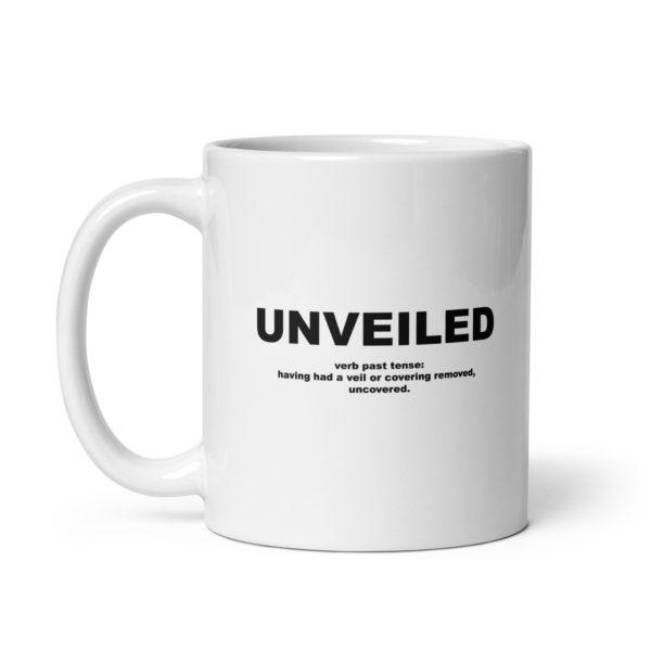 UNVEILED White glossy mug - Image 2