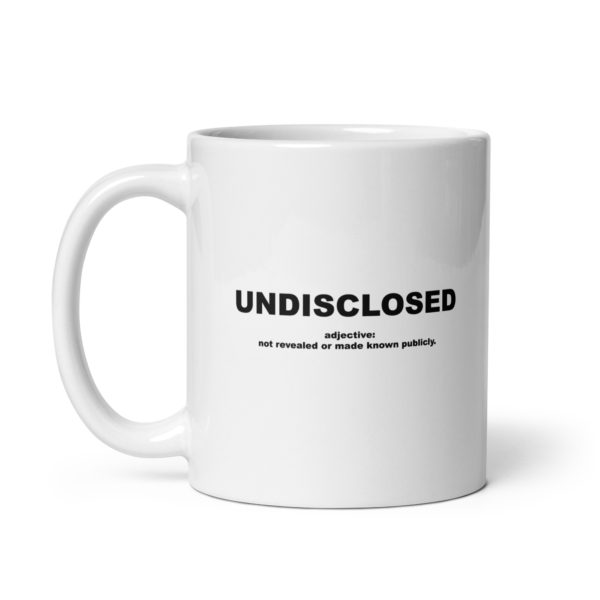 UNDISCLOSED White glossy mug - Image 2