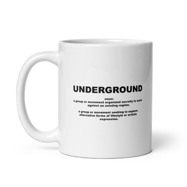 UNDERGROUND White glossy mug - Image 2