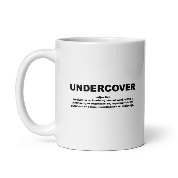 UNDERCOVER White glossy mug - Image 2