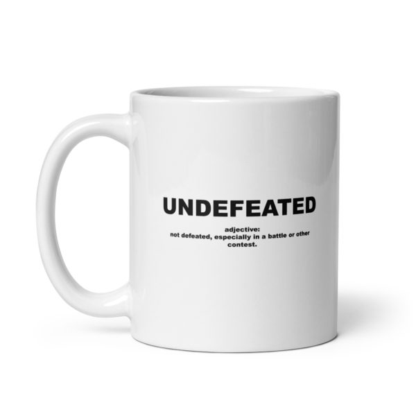 UNDEFEATED White glossy mug - Image 2