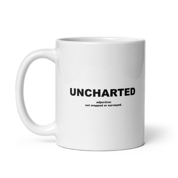 UNCHARTED White glossy mug - Image 2