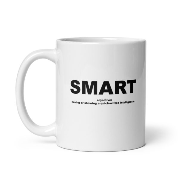 SMART White glossy mug - Image 2