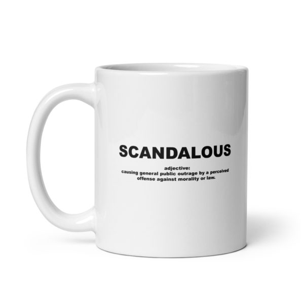 SCANDALOUS White glossy mug - Image 2