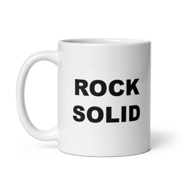 ROCK SOLID White glossy mug - Image 2