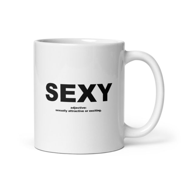 SEXY White glossy mug