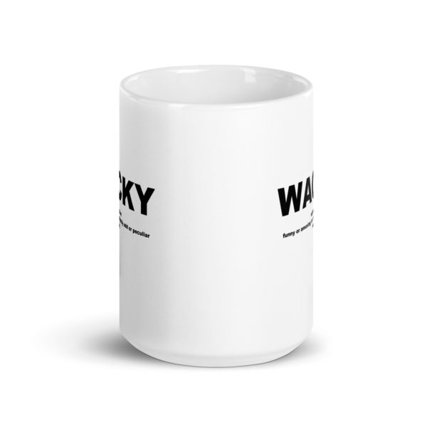 WACKY White glossy mug - Image 6