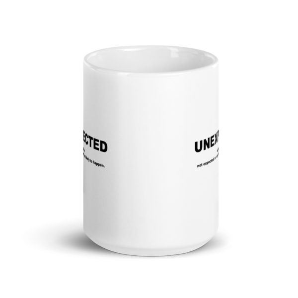 UNEXPECTED White glossy mug - Image 6