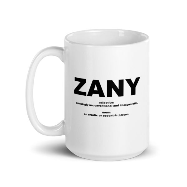 ZANY White glossy mug - Image 5