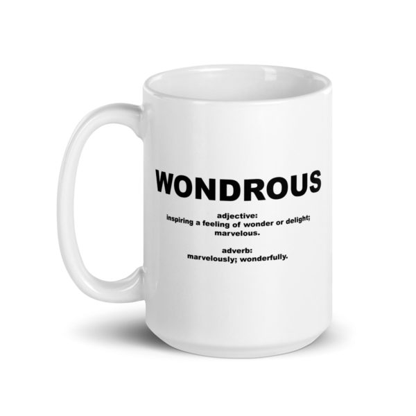 WONDROUS White glossy mug - Image 5