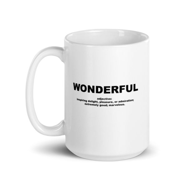 WONDERFUL White glossy mug - Image 5